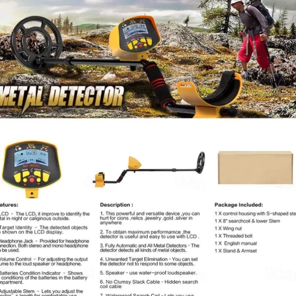 Metal Detector Professional High Sensitivity Underground Metal Detector Gold Detector Cheap Industrial Metal Detector
