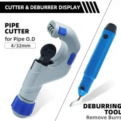 Metric Inch Orbital Flaring Tool Air Conditioning Flaring Tool for R407c/R410a with Pipe Cutter, 5-19MM, 3/16