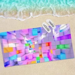 Microfiber Sand Free Beach Towel Quick Dry Super Absorbent Large Towels Blanket for Travel Pool Swimming Bath Camping Yoga Girls Women Men Adults