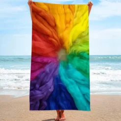 Microfiber Sand Free Beach Towel Quick Dry Super Absorbent Large Towels Blanket for Travel Pool Swimming Bath Camping Yoga Girls Women Men Adults
