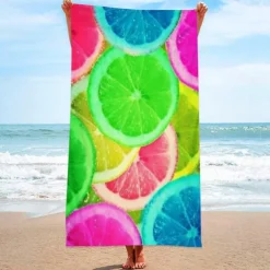 Microfiber Sand Free Beach Towel Quick Dry Super Absorbent Large Towels Blanket for Travel Pool Swimming Bath Camping Yoga Girls Women Men Adults