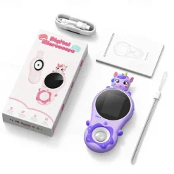 Microscope for Kids, Educational Science Kit Toys Portable Handheld Magnifying Glass, Macro Fixed Focus Digital Kid Microscopes Up to 500x Magnification,4X Zoom, Interactive Learning