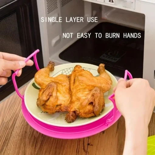 Microwave Oven Rack, Refrigerator Food Rack, Food Rack, Microwave Oven Tray, Food Tray, Refrigerator Food Tray, Multi-functional Kitchen Shelf, Dish Tray