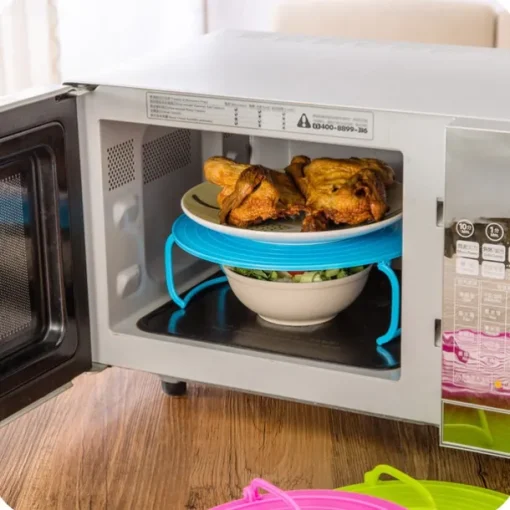 Microwave Oven Rack, Refrigerator Food Rack, Food Rack, Microwave Oven Tray, Food Tray, Refrigerator Food Tray, Multi-functional Kitchen Shelf, Dish Tray