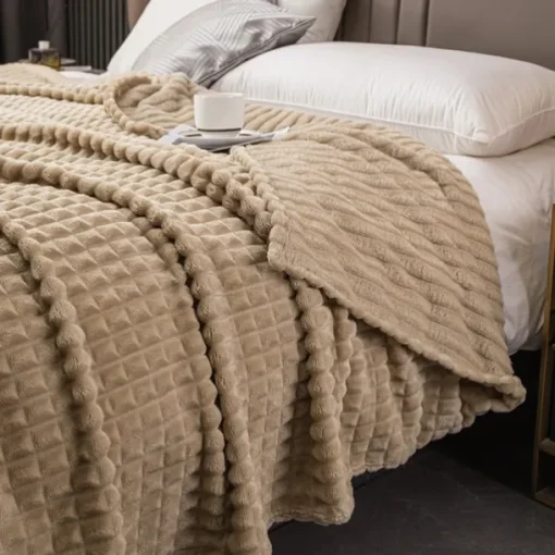 Milk Velvet Throw Blanket - Ultra-Soft and Silky for Luxurious Comfort Cozy and Warm, Perfect for Snuggling High-Quality, Durable Fabric with a Plush Feel Elegant Design That Enhances Any Room Décor