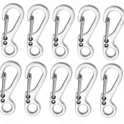 Mini Carabiner, EDC Survival Equipment, Snap Hook For Keychain Backpack Bottle, Outdoor Camping Accessories
