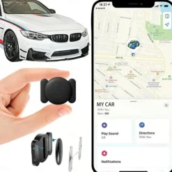 Mini GPS Tracker, Rastreador GPS para Carros Sin Suscripcion, Mini GPS Tracker for Vehicles, Undetectable GPS Tracke for Car,for iPhone/Android , Airtag Pet, Dog, Bag, Kids