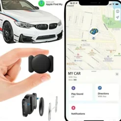 Mini GPS Tracker, Rastreador GPS para Carros Sin Suscripcion, Mini GPS Tracker for Vehicles, Undetectable GPS Tracke for Car,for iPhone/Android , Airtag Pet, Dog, Bag, Kids