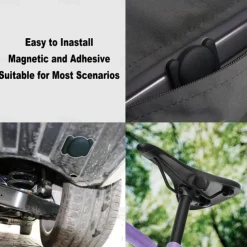 Mini GPS Tracker, Rastreador GPS para Carros Sin Suscripcion, Mini GPS Tracker for Vehicles, Undetectable GPS Tracke for Car,for iPhone/Android , Airtag Pet, Dog, Bag, Kids