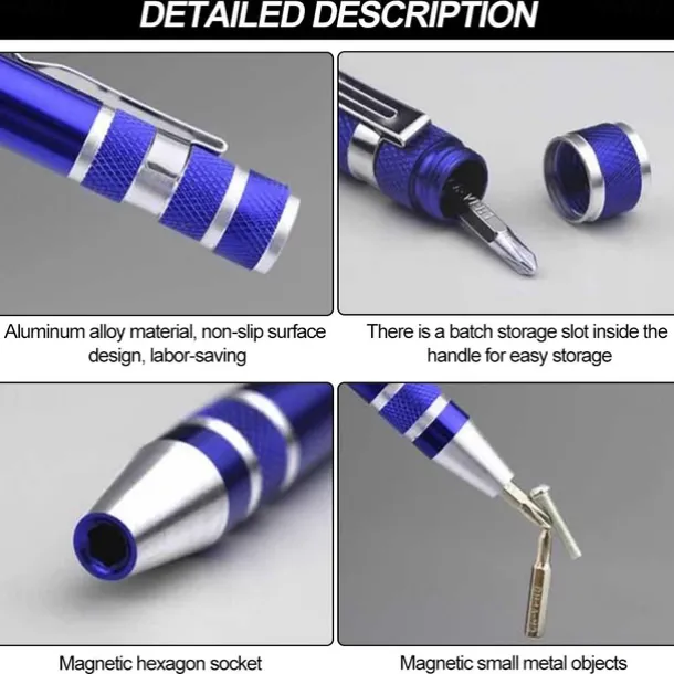 Mini Screwdriver Small Screwdrivers Set Mix Colour Tiny Multi Repair Tools Kit Pen Style Precision Gadgets Repair Tool Kit