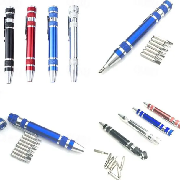 Mini Screwdriver Small Screwdrivers Set Mix Colour Tiny Multi Repair Tools Kit Pen Style Precision Gadgets Repair Tool Kit
