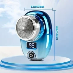 Mini Shaver Portable Electric Shaver, 2023 New Upgraded Pocket Shaver USB Mini Shaver Men's Rechargeable Waterproof Compact Electric Shaver Suitable For Home, Car, Travel