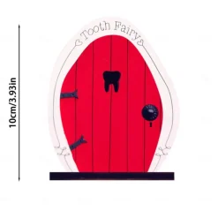 Miniature Fairy Gnome Door Figurines Elf Home For Yard Art Garden Tree Sculpture Decor Statues Decor Fairy Outdoor Garden