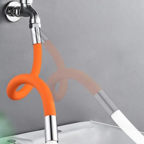 Mintiml Faucet Extender Universal Faucet Extension Pipe 1/2' Connnetor Extension Tube For Outer Joint Wavsh Basin Splash Head