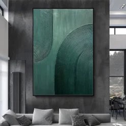 Mintura Handmade Abstract Oil Paintings On Canvas Modern Wall Art Room Decoration Picture For Home Decor Rolled Frameless Unstretched Painting
