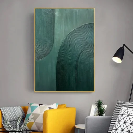 Mintura Handmade Abstract Oil Paintings On Canvas Modern Wall Art Room Decoration Picture For Home Decor Rolled Frameless Unstretched Painting