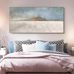 Mintura Handmade Abstract Oil Paintings On Canvas Wall Art Decoration Modern Picture For Home Decor Rolled Frameless Unstretched Painting