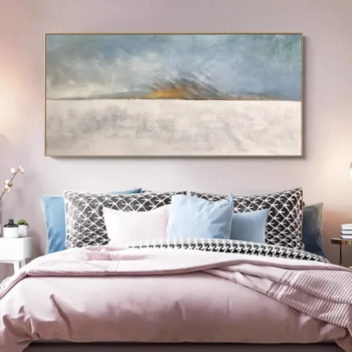 Mintura Handmade Abstract Oil Paintings On Canvas Wall Art Decoration Modern Picture For Home Decor Rolled Frameless Unstretched Painting