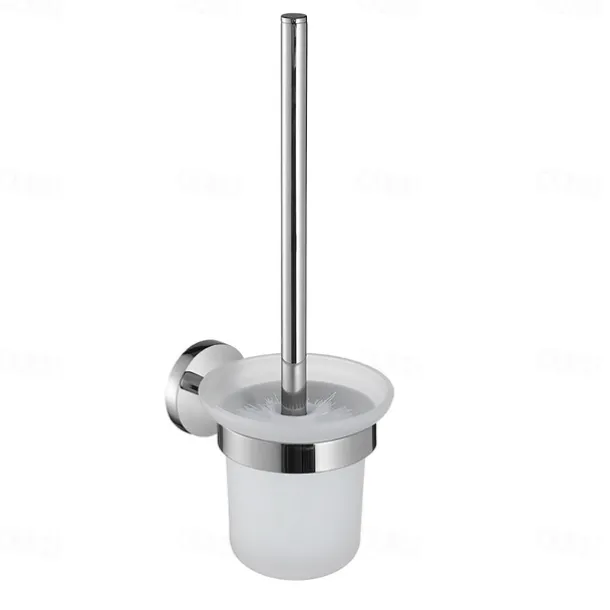 Mirror Polished Silver Toilet Brush Holder Matt Black Rustproof SUS304 Stainless Steel Bathroom Accessories High Quality