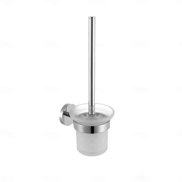 Mirror Polished Silver Toilet Brush Holder Matt Black Rustproof SUS304 Stainless Steel Bathroom Accessories High Quality