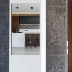 Mirror Sticker for Walls Self Adhesive Mirror Contact Paper Peel and Stick Vinyl Mirror Wallpaper Stickers for DIY Home Decor Bedroom Door Cabinets Craft Countertops Dresser