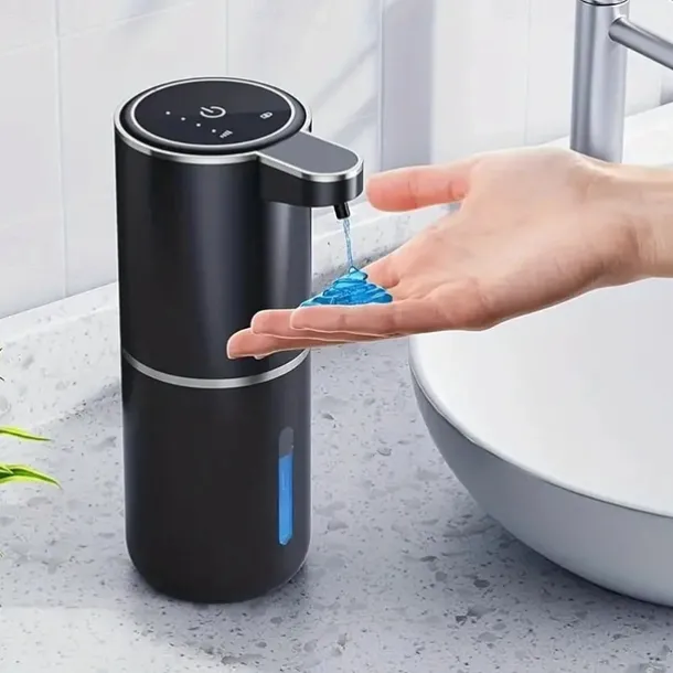 380mL Capacity Automatic Soap Dispenser - Touchless USB Rechargeable and Motion-Sensing Technology