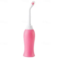 450ml Protable Bidet Sprayer for Toilet with 2 Detachable Nozzle & Head, Handheld Personal Bidet Shattaf Cleaning Personal Hygiene Washing