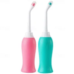 450ml Protable Bidet Sprayer for Toilet with 2 Detachable Nozzle & Head, Handheld Personal Bidet Shattaf Cleaning Personal Hygiene Washing