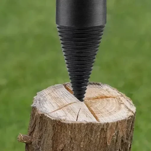 38mm (1.45IN) Drill Bit Chop Wood Splitting Tool Cone Log Splitters Breaking Machine Breaker Firewood Chopper