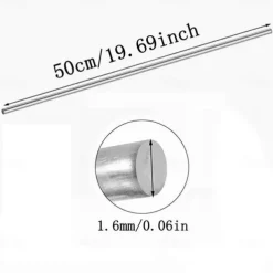 500mm Welding Wire Light Weight Aluminum Low Temperature Soldering Brazing Flux Cored 50PCS