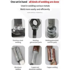 500mm Welding Wire Light Weight Aluminum Low Temperature Soldering Brazing Flux Cored 50PCS