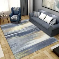 Modern Abstract 3D Vortex Area Rug Thickened Imitation Cashmere Living Room Simple Bedroom Full Bedside Blanket Sofa Home Coffee Table Non-slip Mat