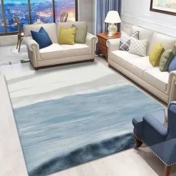 Modern Abstract 3D Vortex Area Rug Thickened Imitation Cashmere Living Room Simple Bedroom Full Bedside Blanket Sofa Home Coffee Table Non-slip Mat