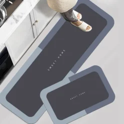 Modern Area Rug Kitchen Mat Non-Slip Oil Proof Floor Mat Livingroom Rug Indoor Outdoor Mat Bedroom Decor Bathroom Mat Entrance Rug Door Mat