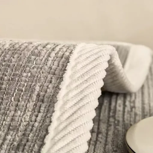 Modern Chenille Sofa Cushion Set Simple and Elegant Design in Gray Four Seasons Universal Luxurious Full-Cover Non-Slip Sofa Protector Perfect for a Sleek and Sophisticated