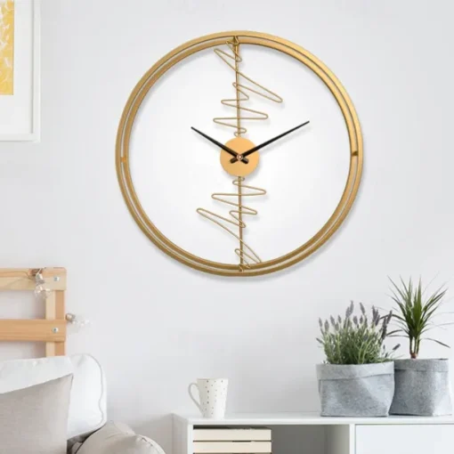 Modern Home Decoration Fashion Quiet Clock Living Room TV Wall Personality Wall Clock Art Decoration Wall Clock 60 cm