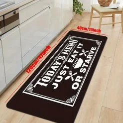 Modern Kitchen Rug Entrance Door Mat Decoration Living Room Rug Home Bedroom Bedside Corridor Floor Bathroom Non-Slip Floor Mat