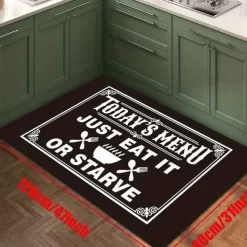 Modern Kitchen Rug Entrance Door Mat Decoration Living Room Rug Home Bedroom Bedside Corridor Floor Bathroom Non-Slip Floor Mat