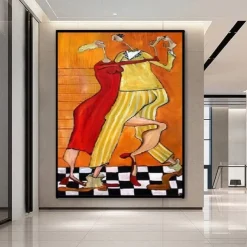 Modern Oil Painting On Canvas hand painted Abstract firgure Oil Painting Hand Painted Large abstract oil painting Wall Art famous painting For Home Decoration picture