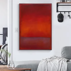 Morden Wall Decor Mark Rothko Hand painted Rothko Canvas Abstract Art Interior Design Minimalism art Painting Home Decor Stretched Frame Ready to Hang