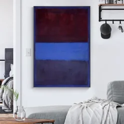 Morden Wall Decor Mark Rothko Hand painted Rothko Canvas Abstract Art Interior Design Minimalism art Painting Home Decor Stretched Frame Ready to Hang
