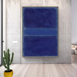 Morden Wall Decor Mark Rothko Hand painted Rothko Canvas Abstract Art Interior Design Minimalism art Painting Home Decor Stretched Frame Ready to Hang