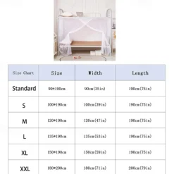 Mosquito Net Density Strap Student Dorm Mosquito Net Solid Color White Courtyard Wedding Mosquito Netting Include Pair of Rope Mosquito Prevention Hooks Mosquito Netting