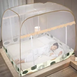 Mosquito Net Pop Up Ten Folding Netting Bed Tent,Portable Mosquito Netting with Bottom,Bug Net,Canopy Outdoor,Camping Tent,Insect Screen,Ultralight,Folding Design