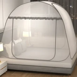 Mosquito Net Pop Up Ten Folding Netting Bed Tent,Portable Mosquito Netting with Bottom,Bug Net,Canopy Outdoor,Camping Tent,Insect Screen,Ultralight,Folding Design