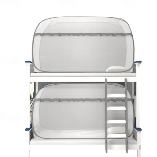 Mosquito Nets for Bunk Bed Getting On and Off the Bed Increase Space All Inclusive Mosquito Net for Bed Single Door Opening Student Mosquito Nets