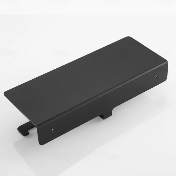 Multi Functional Paper Towel Holder, Bilateral Toilet Paper Holder, Space Aluminum Black, Matt