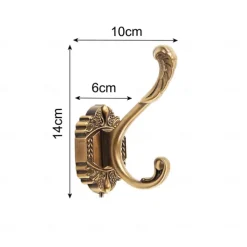 Multifunction Bathroom Accessory Set Aluminum Include Bathroom Double Towel Rack Toilet Paper Holder Towel Ring and Robe Hook Wall Mounted 4pcs