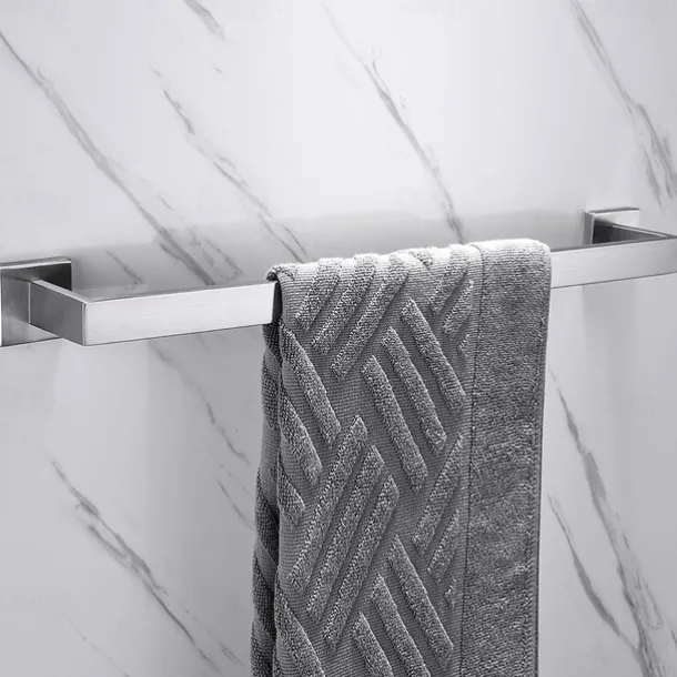 Multifunction Bathroom Accessory Set Include Towel Bar Toilet Paper Holder and Robe Hooks Stainless Steel Bathroom Shelf Wall Mounted 1or3or4 pcs