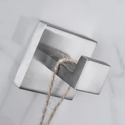 Multifunction Bathroom Accessory Set Include Towel Bar Toilet Paper Holder and Robe Hooks Stainless Steel Bathroom Shelf Wall Mounted 1or3or4 pcs